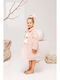 Baby Bloom Rosa Taufmantel