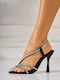 Shony Sandale din Piele Negre