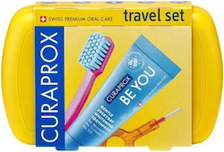 Curaprox Travel Set Οδοντόβουρτσα Green