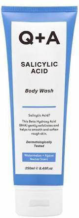 Q+A Natural Skincare Salicylic Acid Oiliness Control Shower Gel 250ml