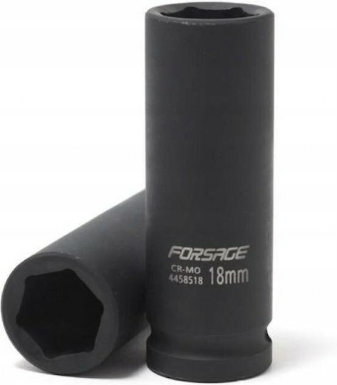 Forsage Long Pneumatic Socket with 1/2" Square Drive, 31mm Diameter