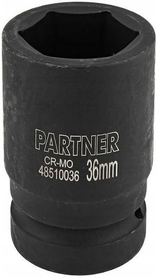 Partner Long Pneumatic Socket with 1" Drive Size Diameter 1" / 36