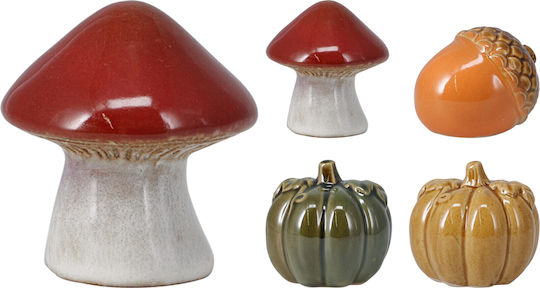 Jk Home Décor Φθινοπωρινή Διακόσμηση Κεραμική 6x6x6cm 4σχδ