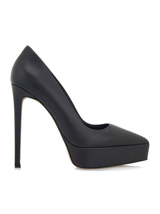 Lara Conte Madrid Leather Heels with High Heel ...