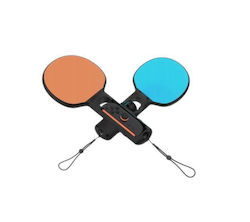 Yaxo Tennis-Set Inferno Blau-Orange Joy-Con-Griff Yaxo Tennis-Set Inferno Blau-Orange Joy-Con-Griff