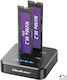 Qoltec M.2 Nvme Ssd Docking Station Pcie Dual 2 X 8 Tb Usb-c 3.2 10 Gb S Offline Cloning