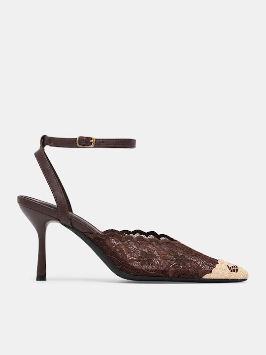 Luigi Spitze Pumps mit Riemchen & Hohem Absatz ...