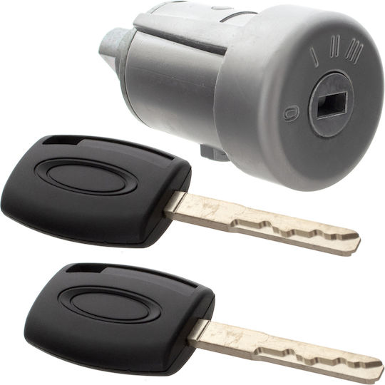 Ford Transit Mk8 14-19 Ignition Barrel + 2 Keys Set