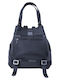Ea Logo Grauer Damenrucksack