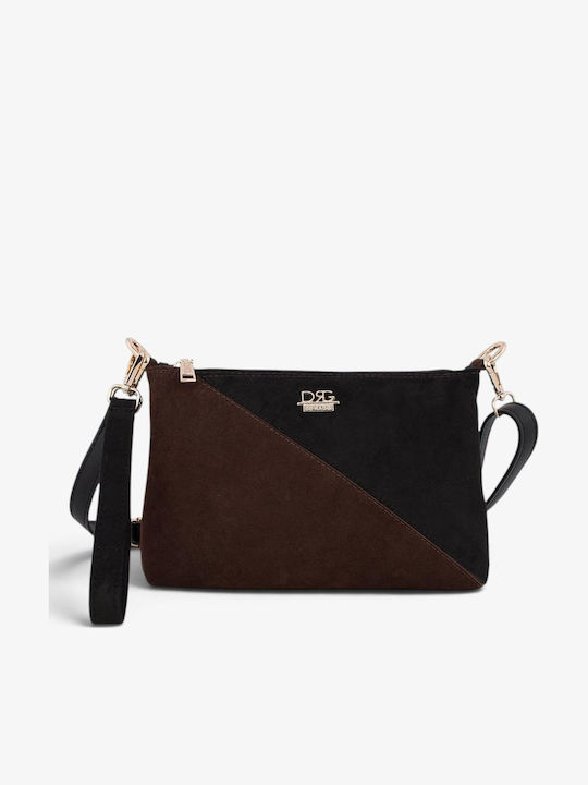 Γυναικείο Clutch Suede Καφέ