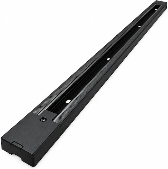 220-V-Aufbauschiene für Spots Schwarz 2 Meter