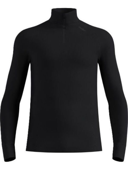 Odlo Active Ανδρική Ισοθερμική Μακρυμάνικη Μπλούζα Compression Μαύρη