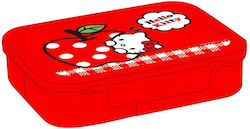 Safta Plastic Kids' Food Container Hello Kitty 1.41 Litre Red