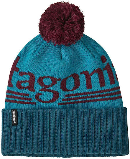 Powder Town Pom Pom Beanie Unisex Knitted Beanie Petrol
