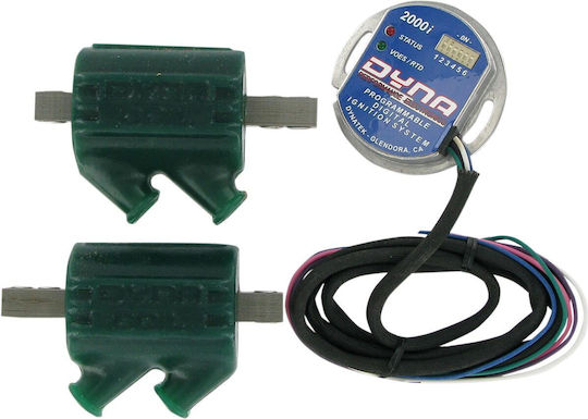 Elektronisches Zündkit Dynatek Dyna 2000i 2x Einzelspulen Einzel- und Doppelzündung Dynatek D2ki-3p