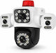 FOX385899 Cameră de Supraveghere IP Quad Wi-Fi Impermeabilă