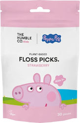 The Humble Co. Peppa Pig Οδοντικό Νήμα 30τμχ The Humble Co. Peppa Pig Οδοντικό Νήμα 30τμχ