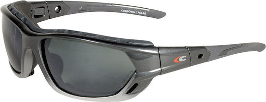 Polarisierende Schutzbrille Cofra Combowall Polar Silver