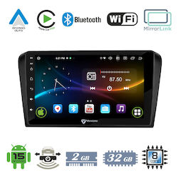 Vencore 3236-10007-0245b Android-15-Multimedia-Display 9" 9109a Mtk6762 Octa-Core 2 GB/32 GB IPS-Frontblende CarPlay Android Auto Rückfahrkamera-Unterstützung AHD Mazda 3 2004–2009 – Schwarz 3236-10007-0245b