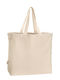Large Shopping Bag U-bag Zanzibar Recycled Cotton 38l Natural-101