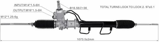 Hyundai Atos Atos Prime '97-'04 Hydraulic Steering Rack 57700-02000