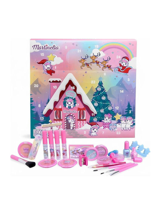 Martinelia Little Unicorn Advent Calendar Children's Calendar with Cosmetics and Accessories for 24 Days 33 X 33cm Martinelia Little Unicorn Advent Calendar Children's Calendar with Cosmetics and Accessories for 24 Days 33 X 33cm