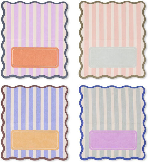 Stripes Καρτελάκια Θέσεων Τραπεζιού 24 Τμχ Place Cards Here's How