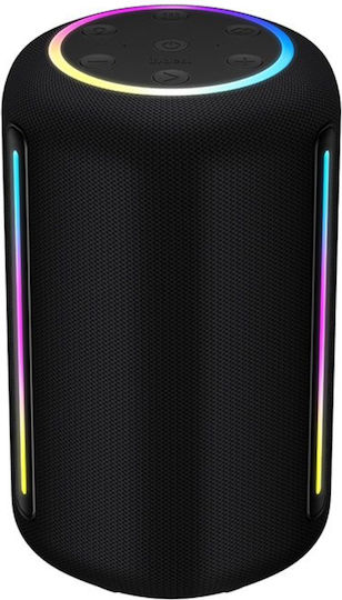 Hoco HT3 Pro Platinum Boxă Bluetooth 40W cu Autonomie a Bateriei de până la 15 Ore Neagră