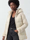 Women's Puffer Jacket for Winter Vanilla