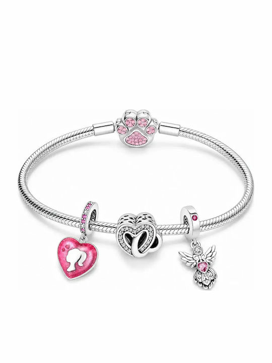 Set de Brățări Charm – Inimi Care Îți Spun Povestea