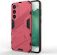 Punk Armor Твърд Калъф Стойка Розов За Samsung Galaxy S23 Plus 5g