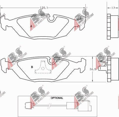 Brake Pads Bmw 3 E30 82-93 Rear 20675.16.8