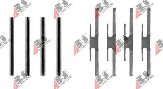 Kit de Montaj Plăcuțe de Frână Zest Opel 16010650