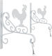 Relaxdays Hanging White Plant Stand 30 x 25.5 cm