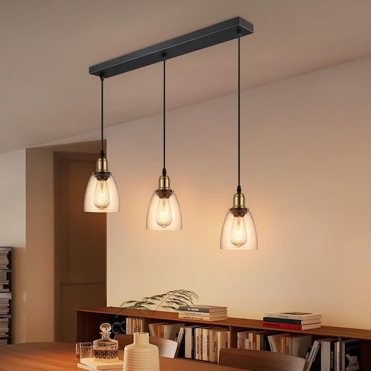Lampa Κρεμαστό Φωτιστικό Μαύρο 65x65x128εκ. Lampa Κρεμαστό Φωτιστικό Μαύρο 65x65x128εκ.