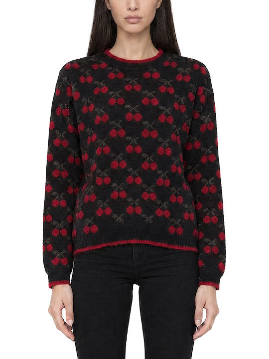 Tailor Made Knitwear Damen-Langarmpullover Rot-...