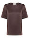 Women's Dark Brown T-shirt