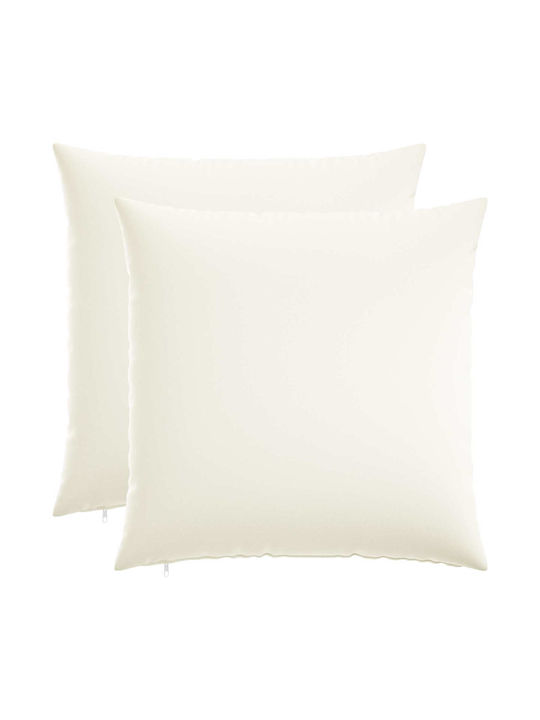 vidaXL Heerlen White Sofa Cushion 60x60 cm