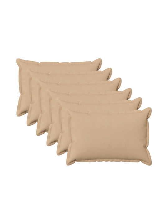 vidaXL Sofa-Kissen Houten Creme 30x50 cm