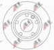 Brake Disc Vw T4 92-96 Vent 701615301d