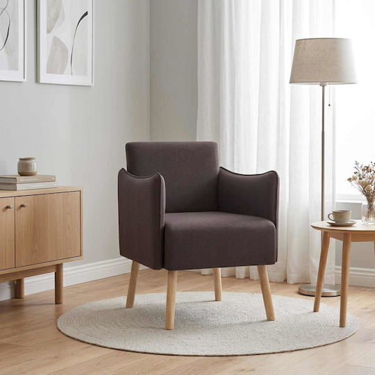 Dark Brown Relax Armchair Dark 60x65x76cm