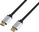 Equip HDMI 2.1 Καλώδιο HDMI male - HDMI male 0.5m Μαύρο