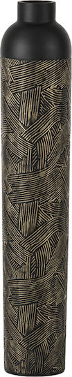 Trends Decorative Floor Vase Metallic Black Φ14xH86.5cm Trends Decorative Floor Vase Metallic Black Φ14xH86.5cm