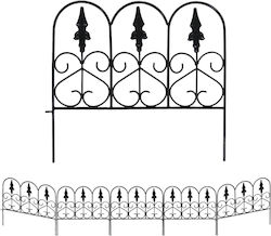Δecorativ Strat de Flori pentru Împrejmuirea Grădinii din Metal 50,8x45,7 cm 5 Bucăți Negre Δecorativ Strat de Flori pentru Împrejmuirea Grădinii din Metal 50,8x45,7 cm 5 Bucăți Negre