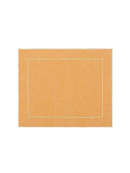 La Gallina Matta White Fabric Placemat 39x36cm