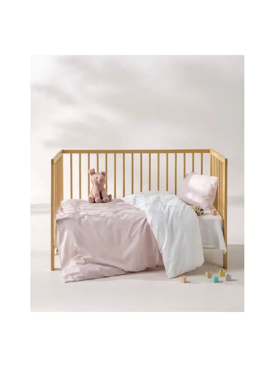 Kentia Mary Pink Cotton Baby Cradle Sheet Set 7...