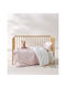 Kentia Mary Pink Cotton Baby Cradle Sheet Set 70x120cm 2 Pieces