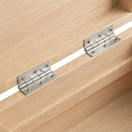 Vidaxl Άξονας 48 Τμχ 54 X 34 X 5 Mm Ασημί Ατσάλι