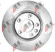 Brake Disc Vw Touareg 02 Left Front 7l6615301e