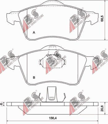 Front Brake Pads Vw Transporter T4 90 21883.19.8